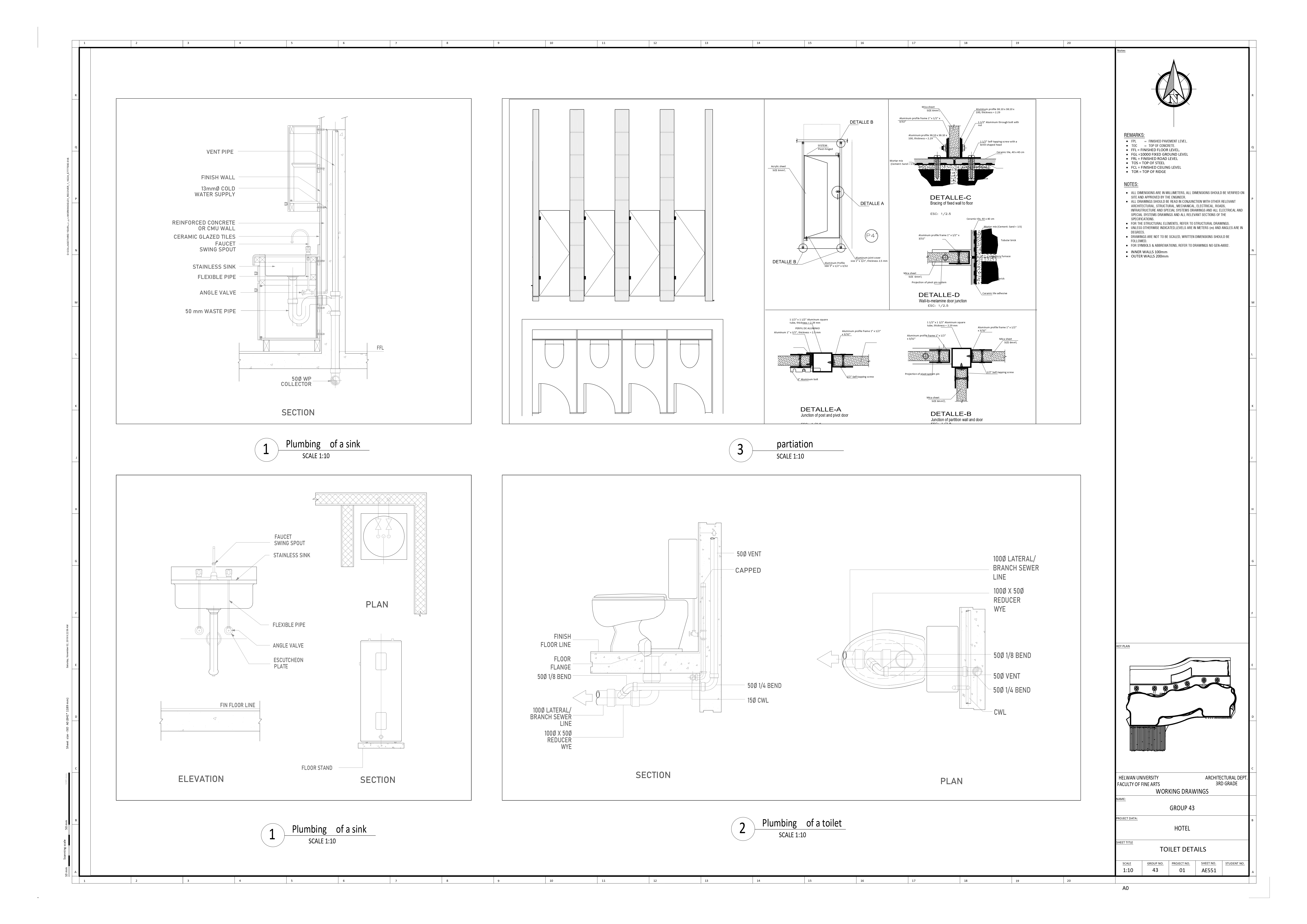 3-star Hotel WORKING DRAWINGS & MEP-40