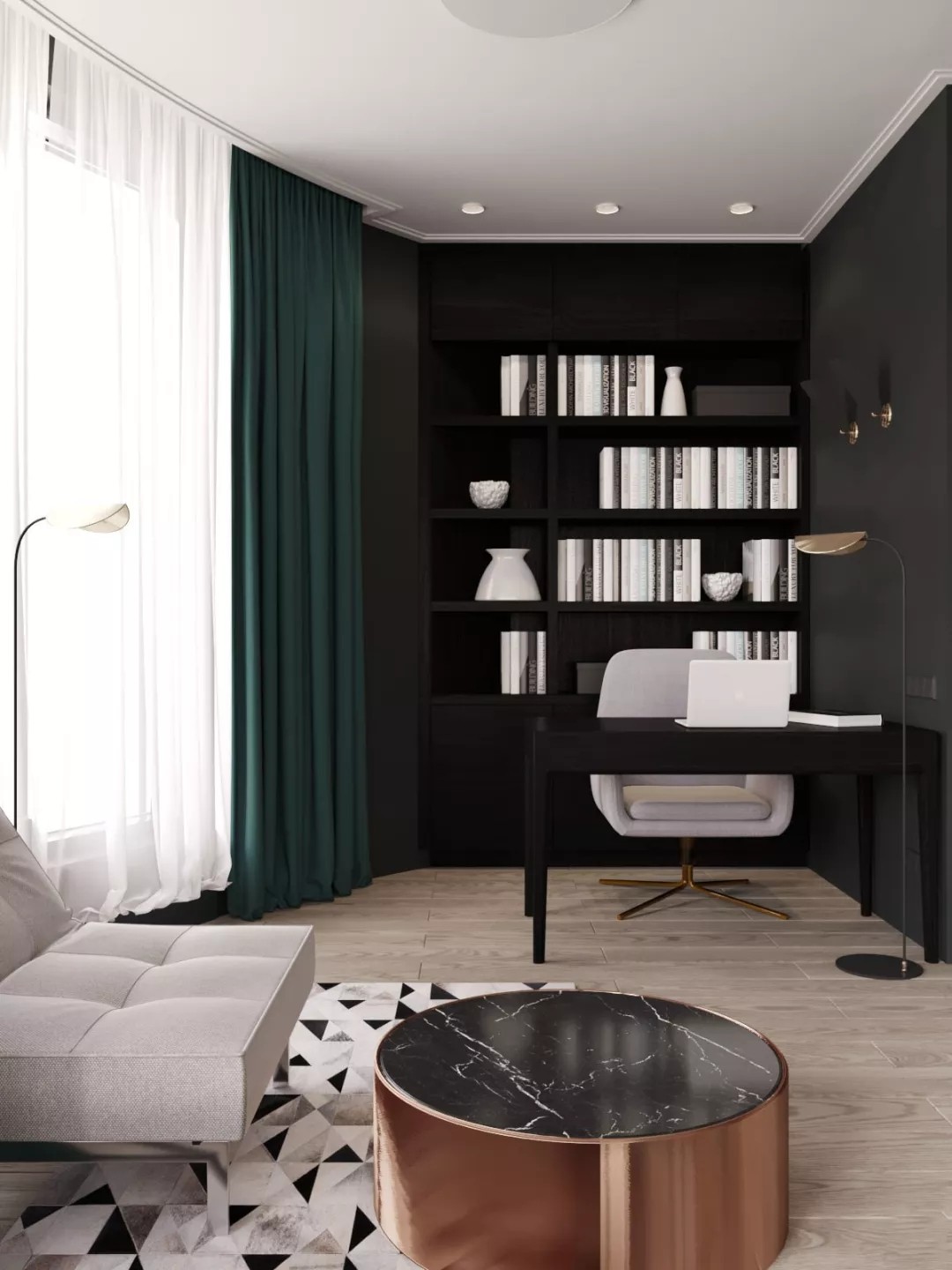 白俄罗斯 Zrobym 建筑事务所 272㎡现代轻奢公寓设计-33