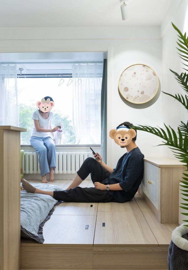 北京 60 平长条老房翻新，打造南北通透日式小家-54