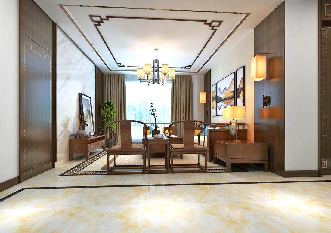 新中泰美御苑二楼休闲厅 | 现代简约风格打造舒适空间-5