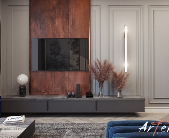 53平莫斯科河畔公寓室内设计丨俄罗斯莫斯科丨上海申远空间设计机构-17