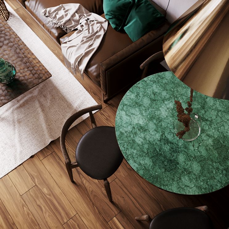 自然绿++ 白色，打造奢华空间设计-12