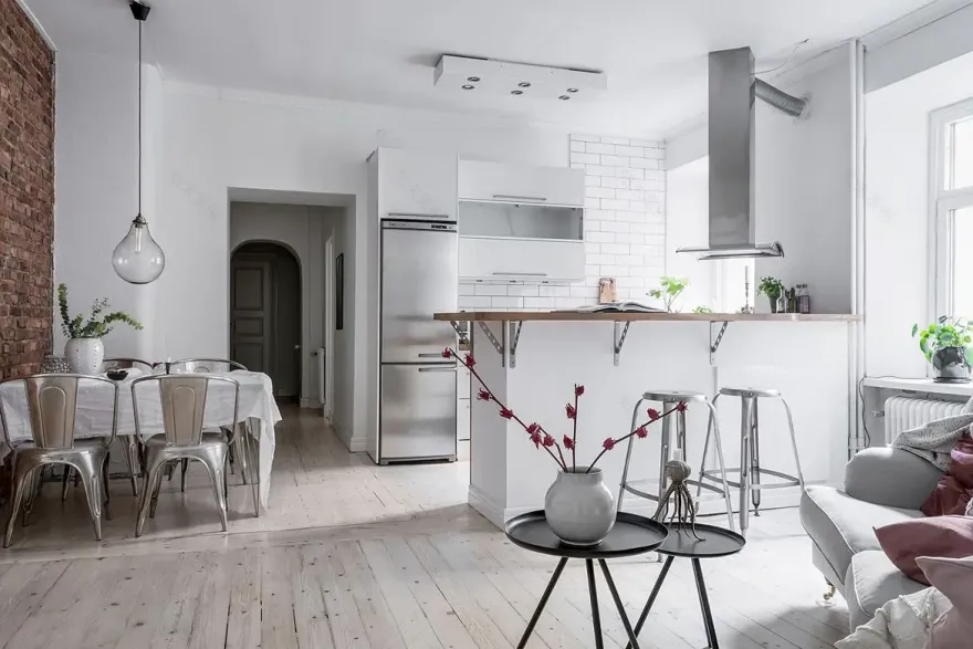 不同风格,同样精彩的两套公寓设计-15