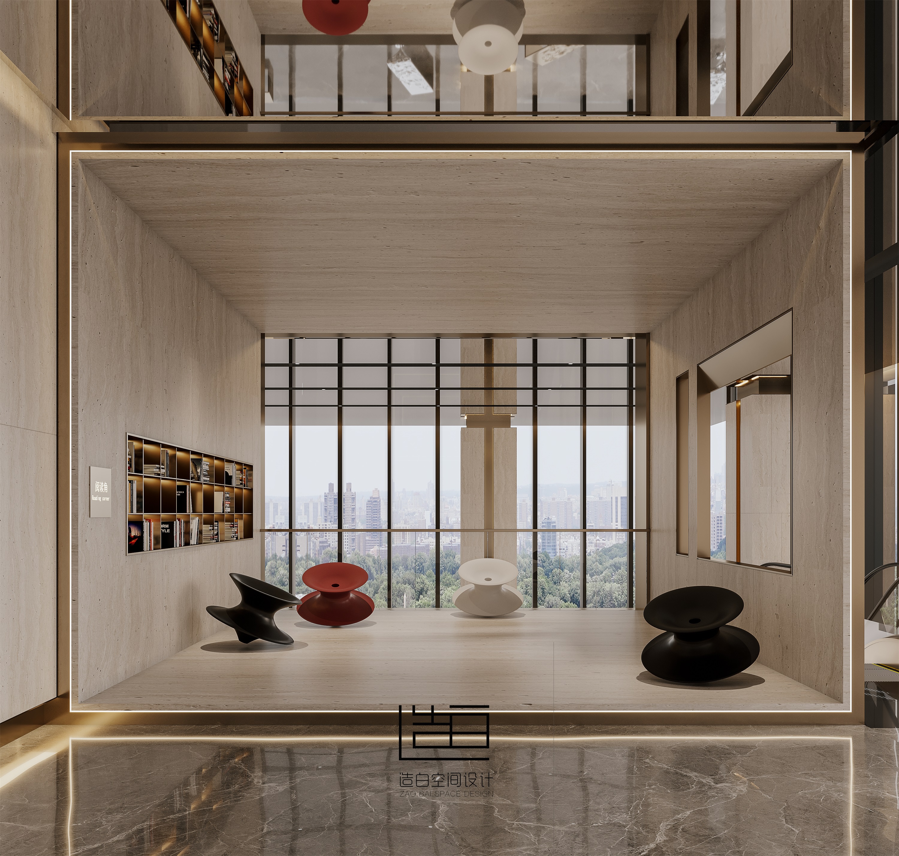 招商办公设计表现丨中国温州丨四川成都造白空间设计有限公司,四川欣闻装饰工程有限公司-23