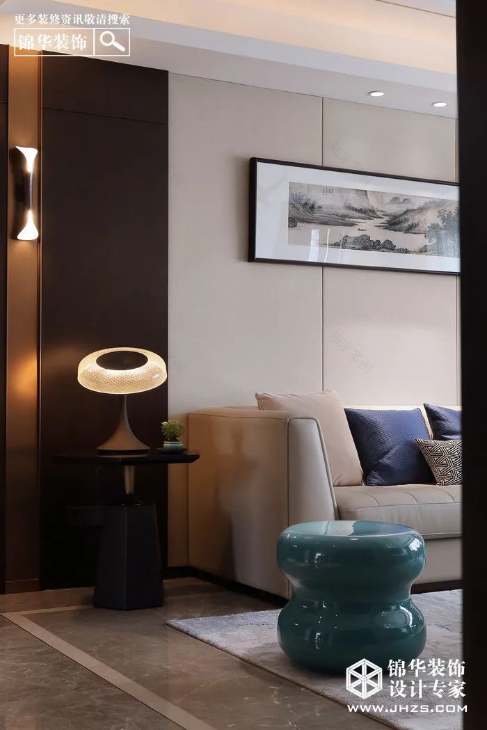 现代简约东方美学 · 正荣润峰 140㎡家庭空间设计丨张凯-16