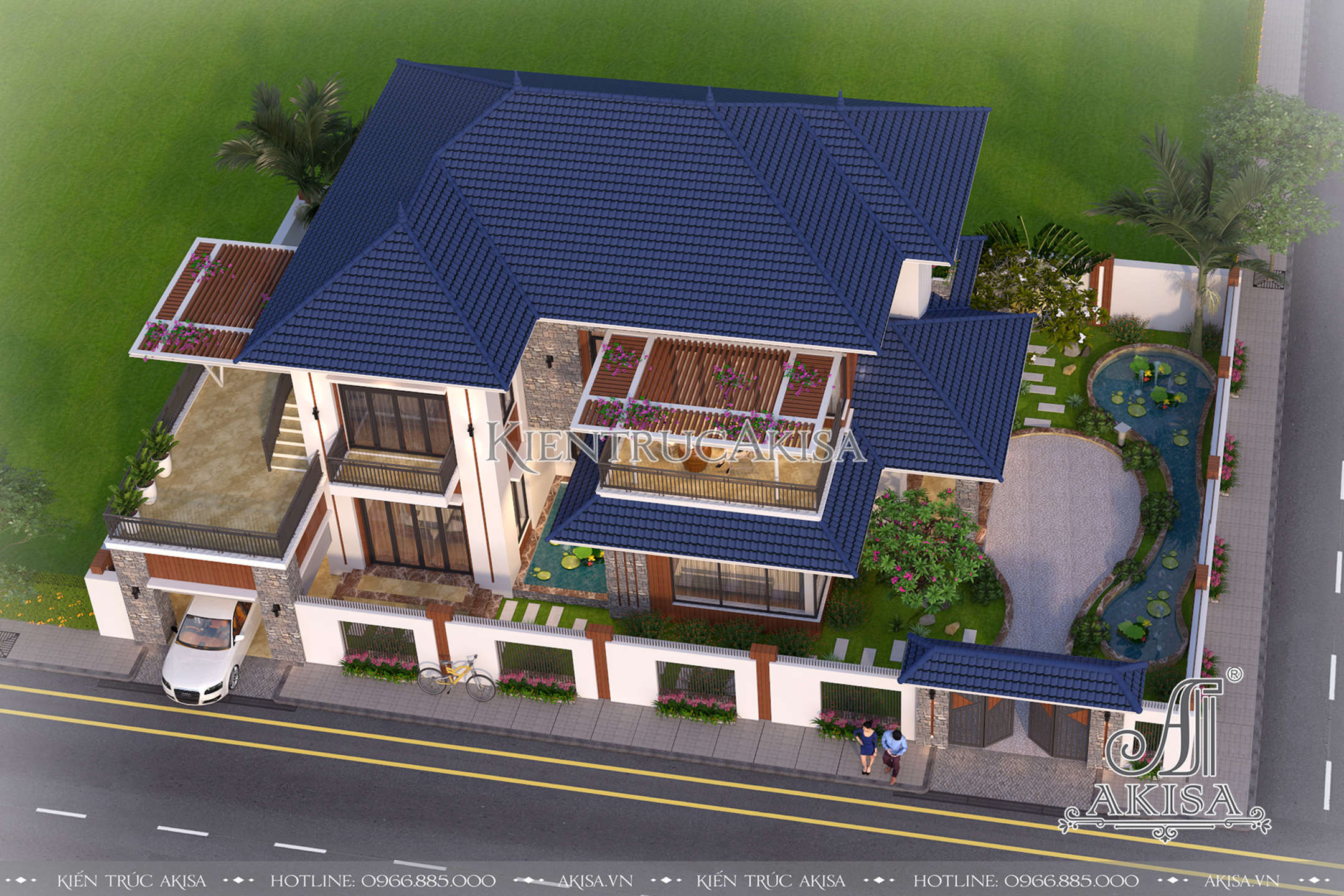 现代 2 层日式别墅设计丨Kiến trúc Akisa-12