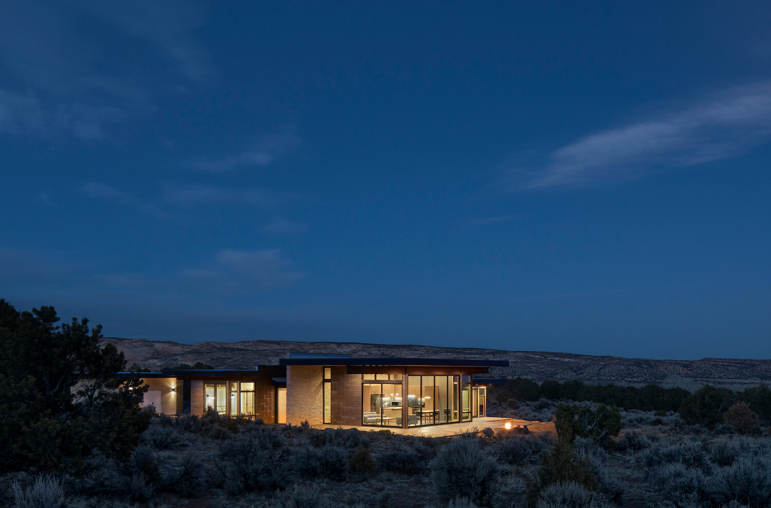 by Coates Design 位于美国犹他州的埃斯卡兰特住宅                     -9