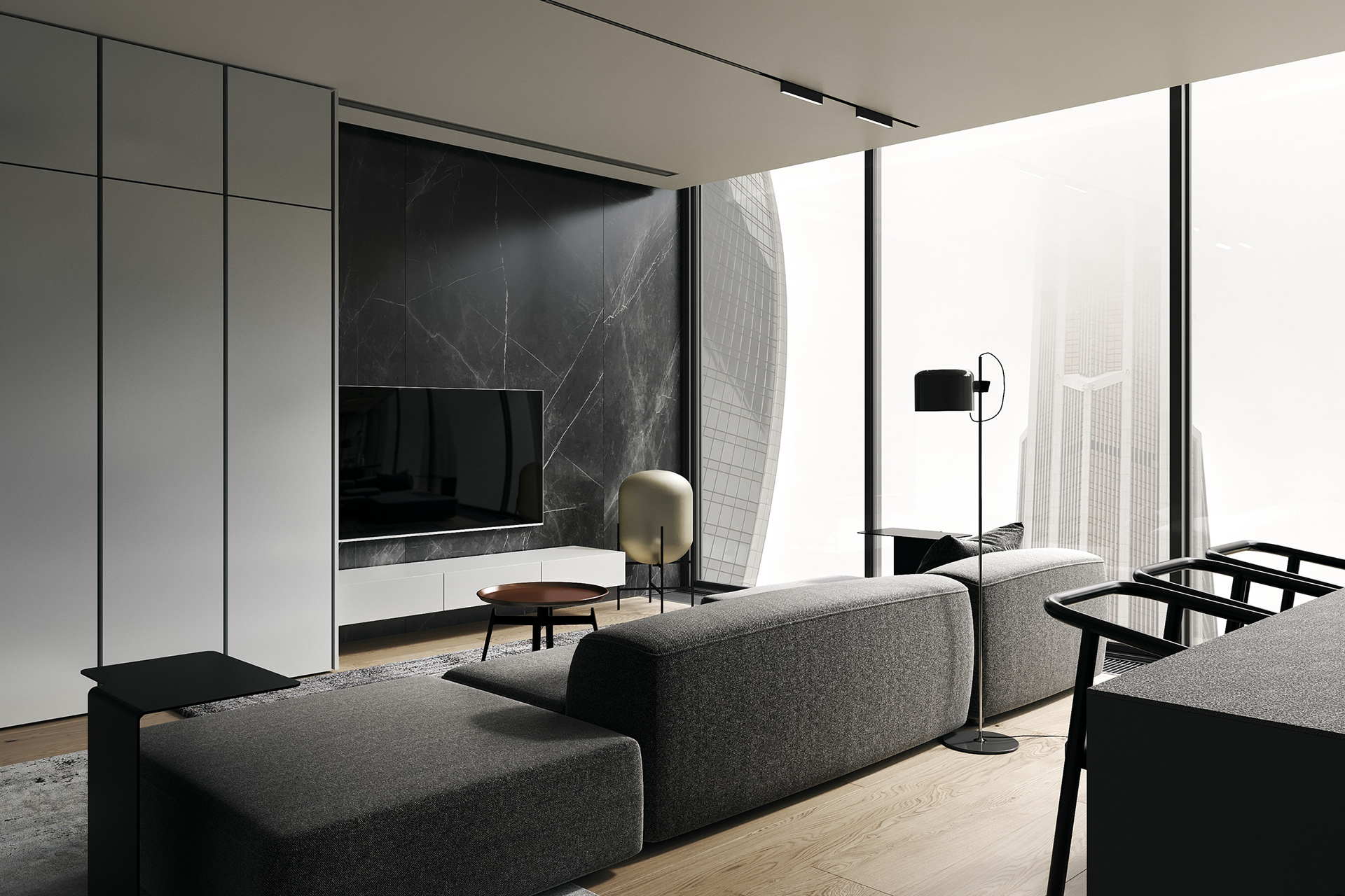 中性高级灰空间 矜持而优雅-0