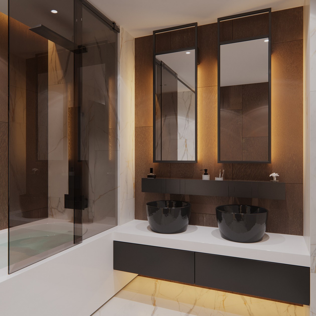 高级灰+原木 经典的自然生态材料和明快的家具相结合-24