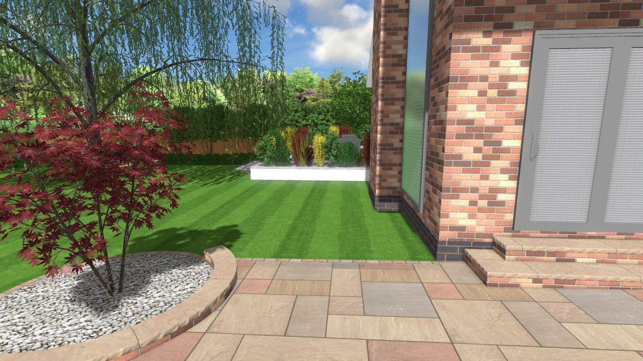 现代家庭花园丨Blue Iris Landscapes-14