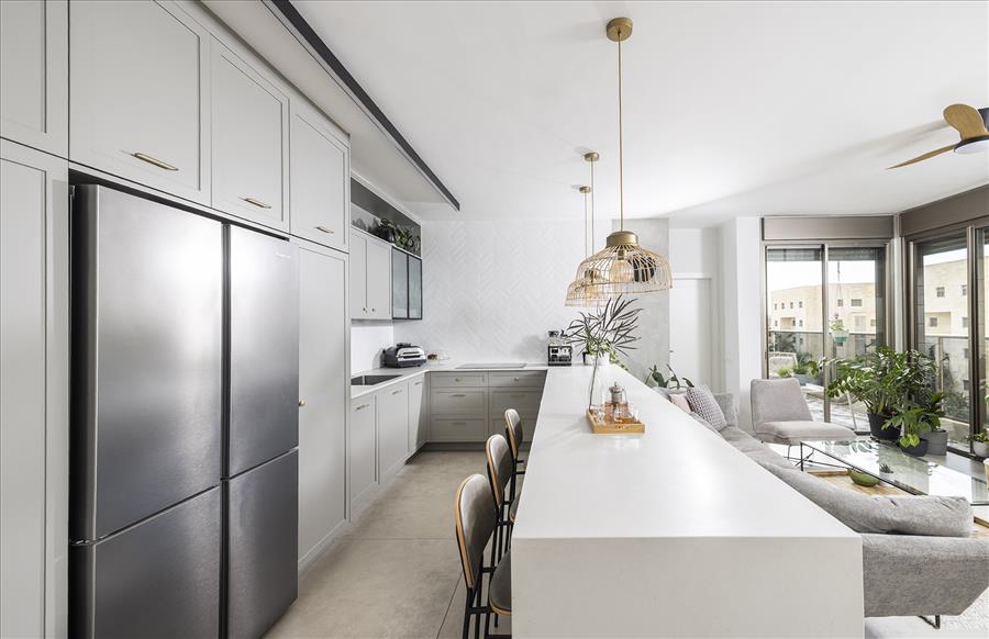 מיכל גרינברג | עיצוב פנים דירה 5 חדרים בנס ציונה - PICKINTERI-8