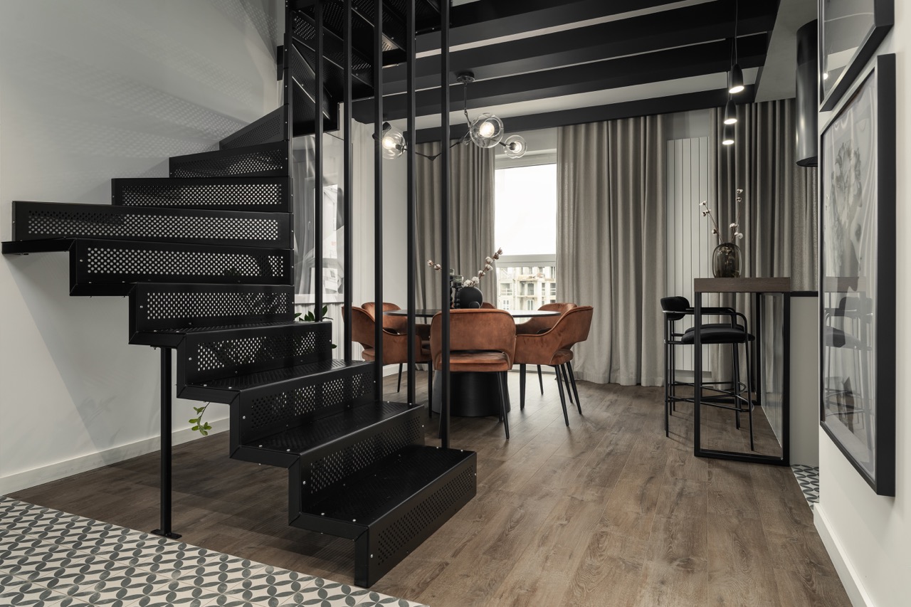 情侣的Loft风格公寓设计项目丨Sandra Białkowska（Dobry Układ工作室）-13