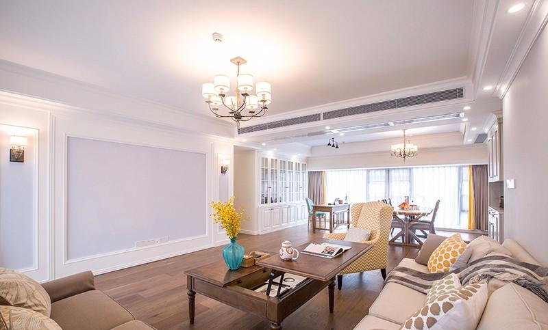 170 平简约美式大平层,开放式书房与餐厅的浪漫融合-3