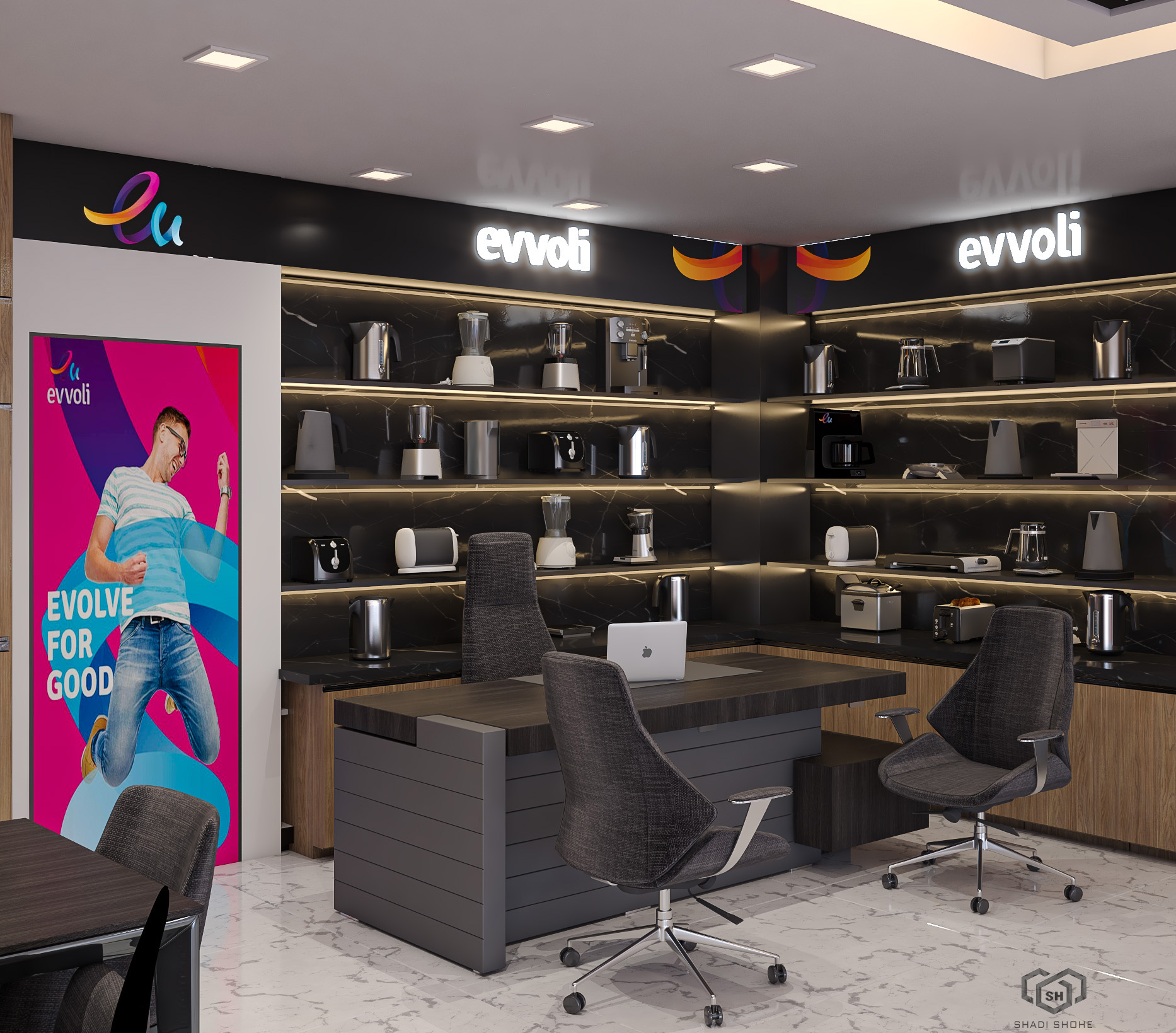 Household electrical appliances sales hall-5