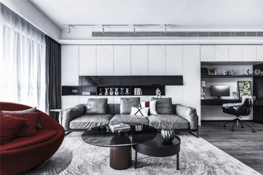 深圳 150 平现代简约家居,品质生活与艺术氛围的完美融合-24