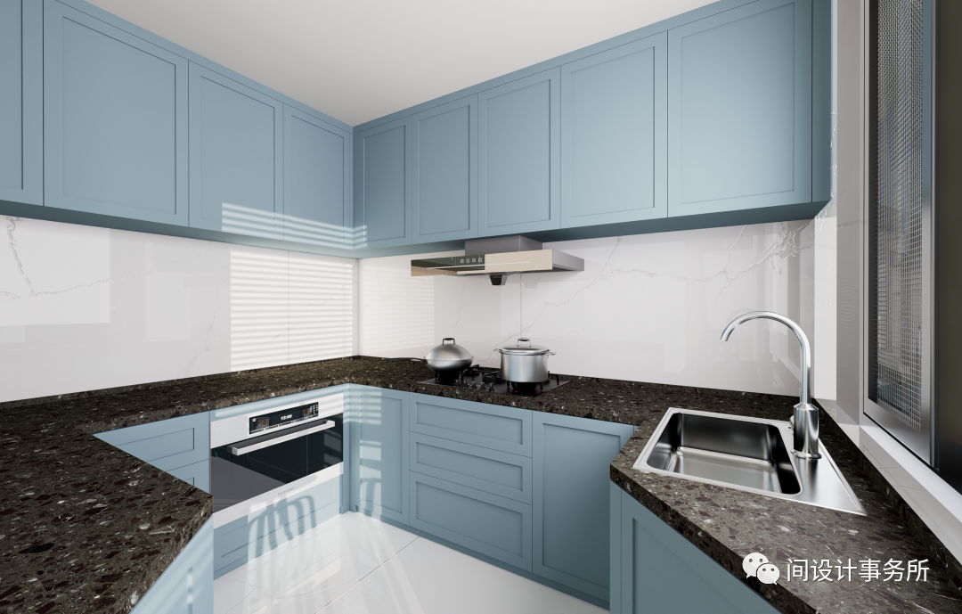 普达北苑 · 蓝色梦幻中的艺术居家丨间·设计事务所-27