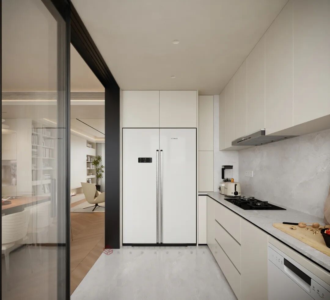 思舍全案|暖木与柔色织就的质感居所-23