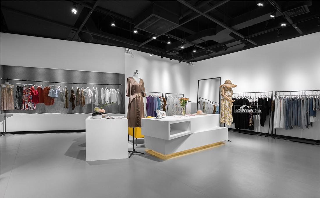 星瀚设计丨服装店丨「极简主义」JYY服饰店-8