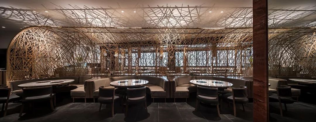 竹影清风,品味东方优雅——无锡山海津餐厅设计-30