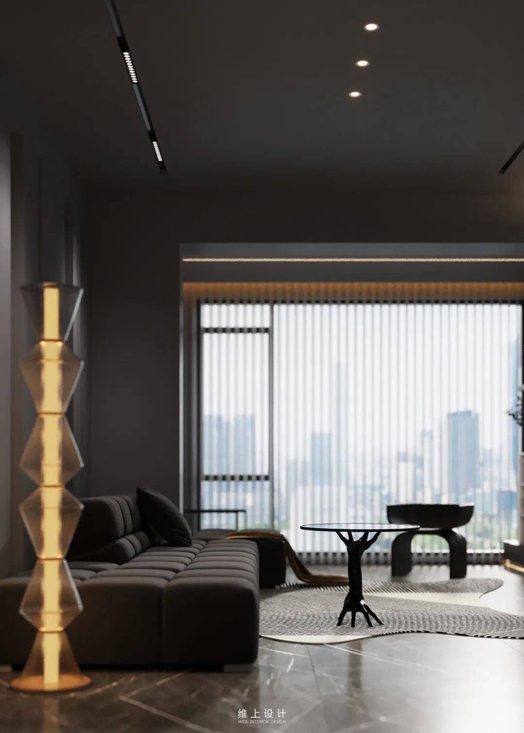 暗调高级质感私宅丨中国福州丨维上设计-27