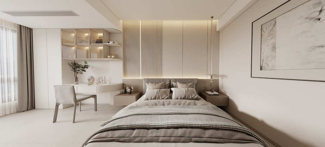 泉州高山花苑现代简约三房丨中国泉州丨华浔品味装饰福建总部-22