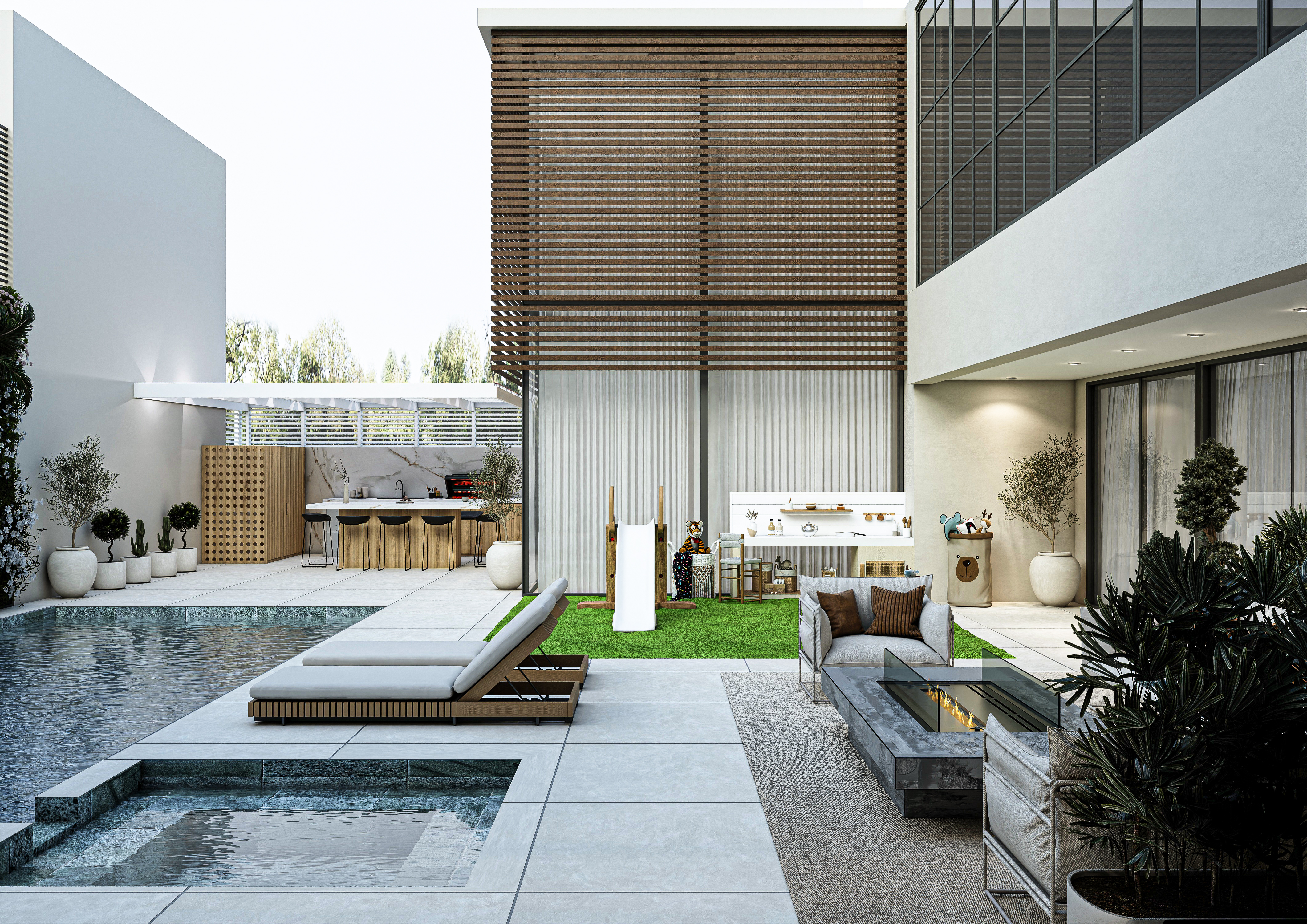 VILLA OUTDOOR DESIGN丨阿联酋 丨ABUDHABI-1