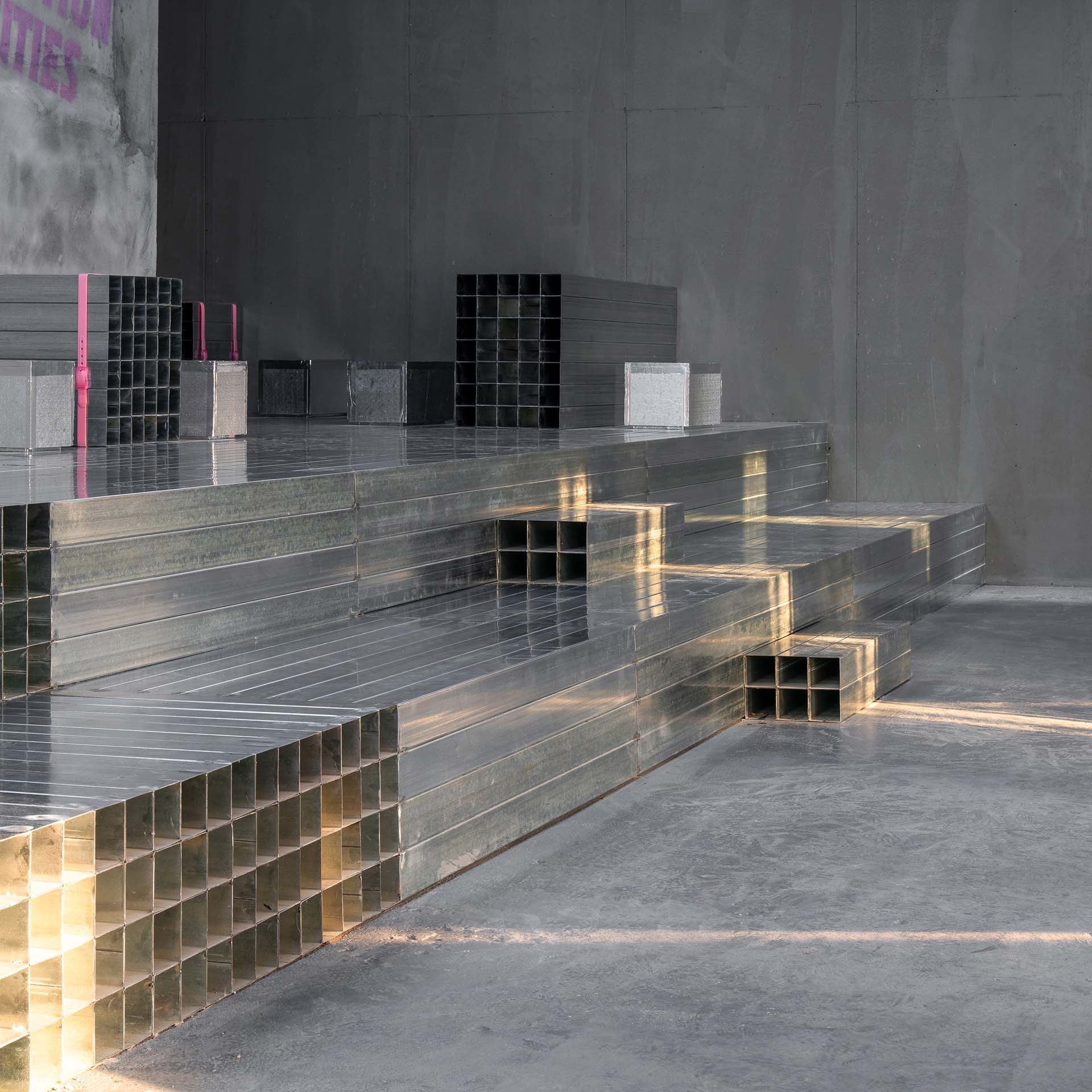 2020深圳前海未来城市建筑展“前海叠加态”、“回到未来”版块空间设计'系统与个体'（2020）（Studio10）设计-48