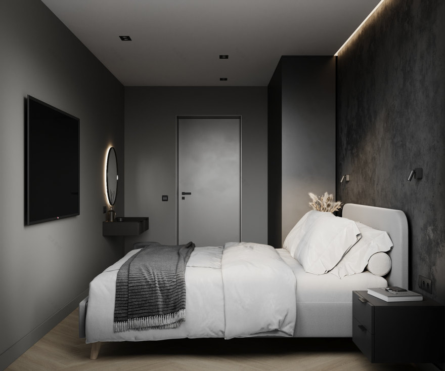 Bright apartment - 3D visualization | Interior design-17