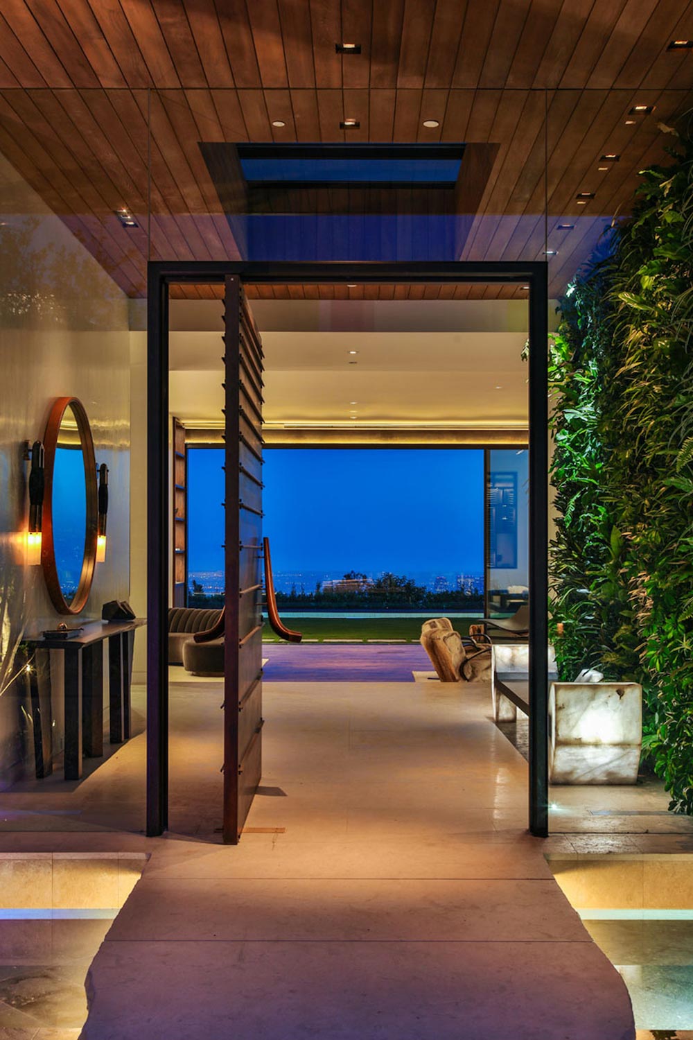 Warm, industrial and sophisticated environment of a Beverly Hills one story house by Mayes Office   CAANdesign  Architecture and home design blog-8