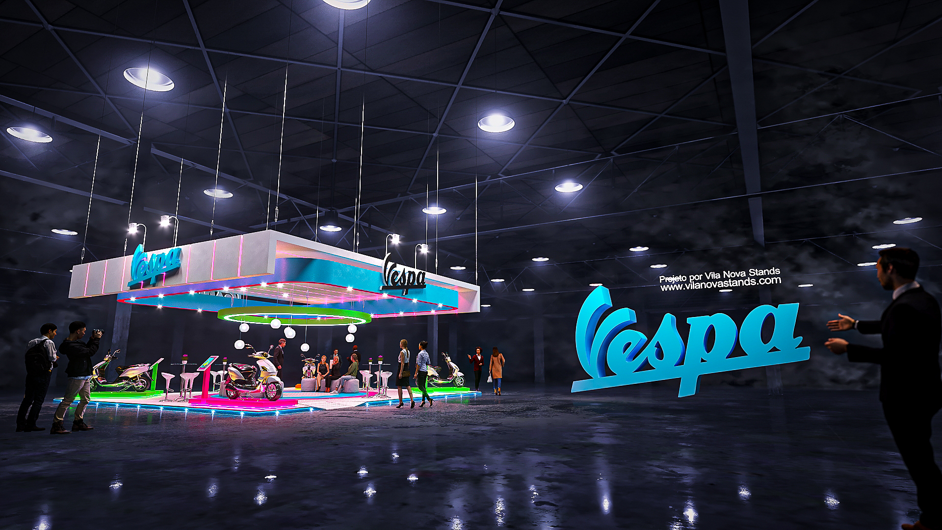 E·positor Vespa 展位设计-3