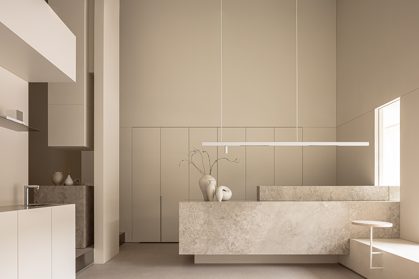 重塑空间,轴线与人的关係,打造艺廊般的牙医诊所丨大向设计Dimension Design-22