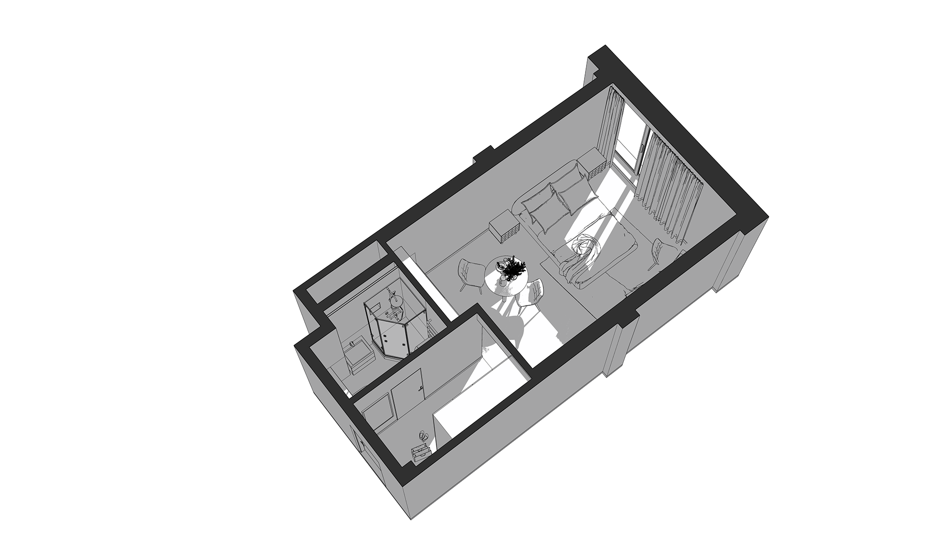 公寓短期租赁设计项目丨俄罗斯诺夫哥罗德丨Evgeny Semenov-8