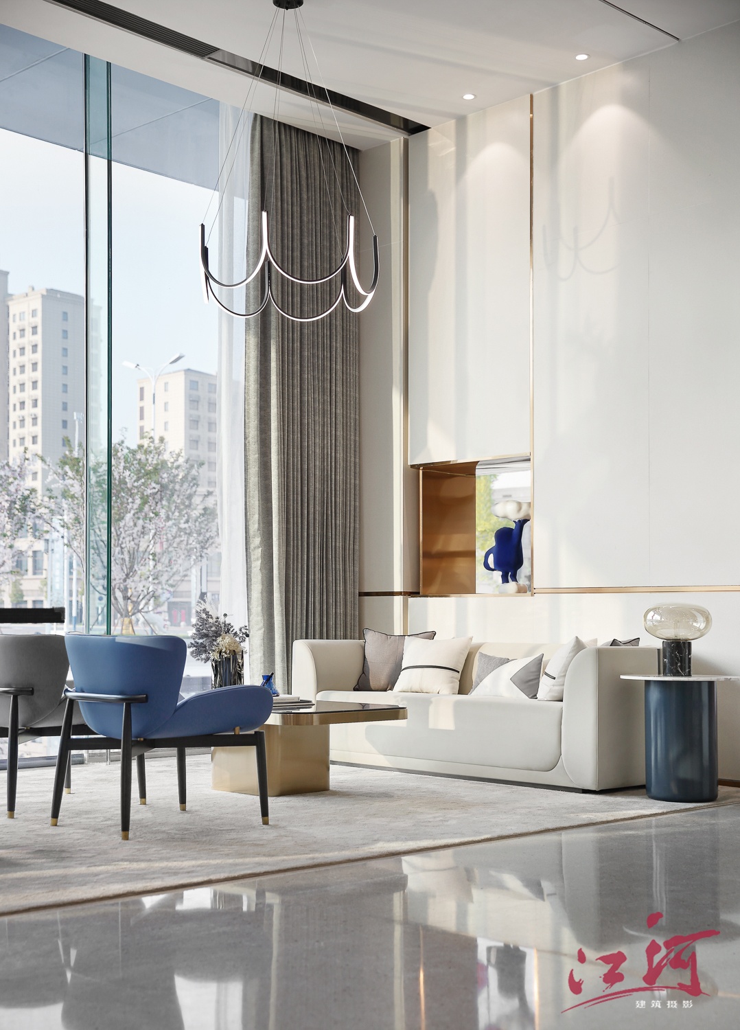 鹿鸣见山售楼处|售楼处拍摄|售楼处空间摄影|销售中心-13