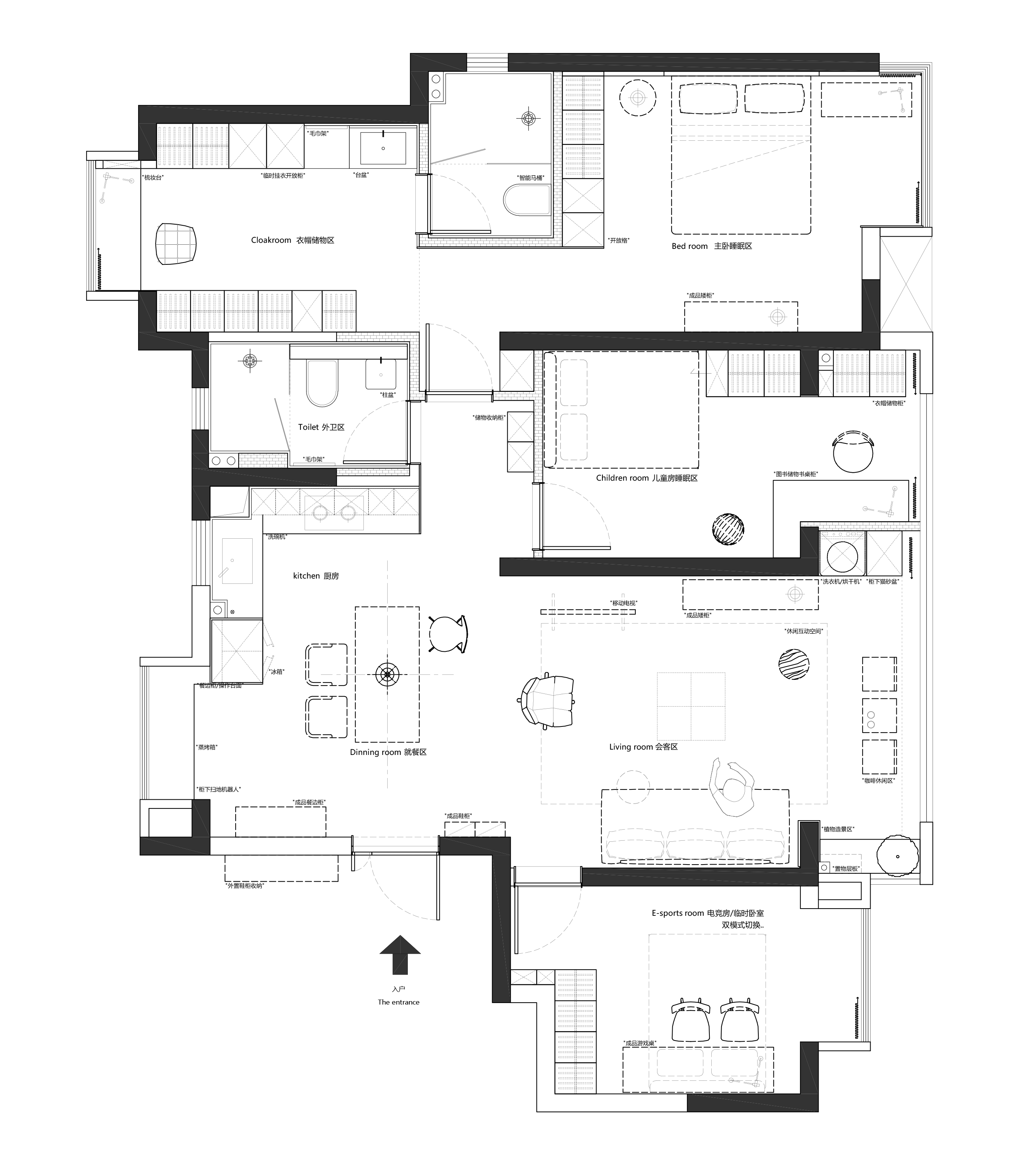 居住空间全案设计丨中国萍乡丨杭州民舍制作空间设计工作室-5