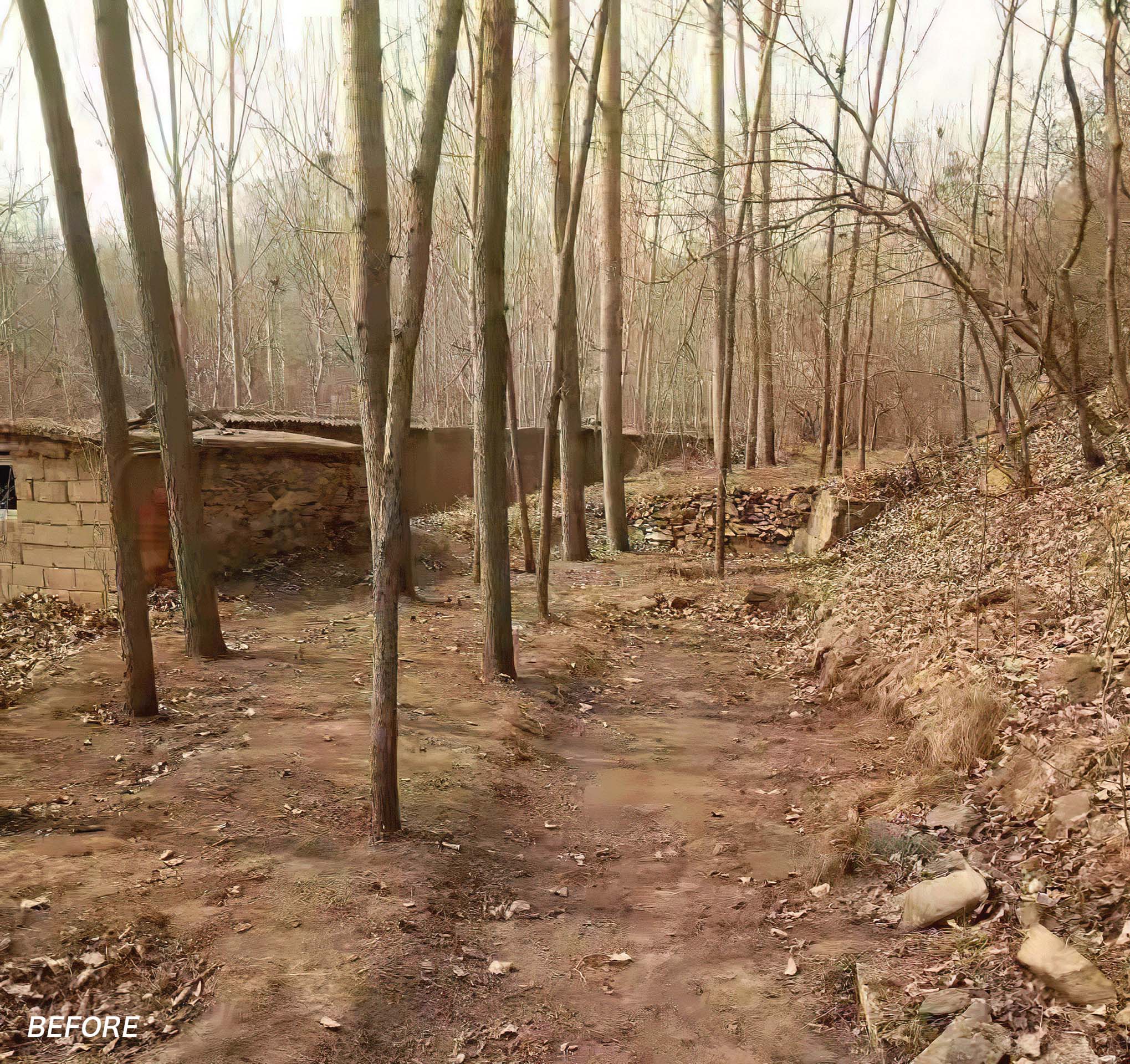 山东泰山东溪门村复兴项目 · 百年乡村的针灸式建筑更新-21