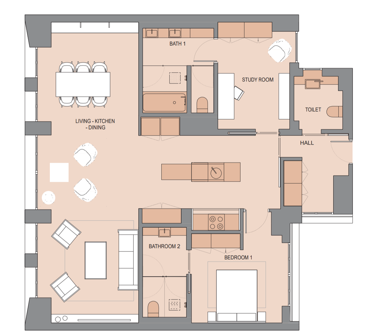 Ausiàs Marc 49 住宅楼丨西班牙巴塞罗那丨GCA Architects-27