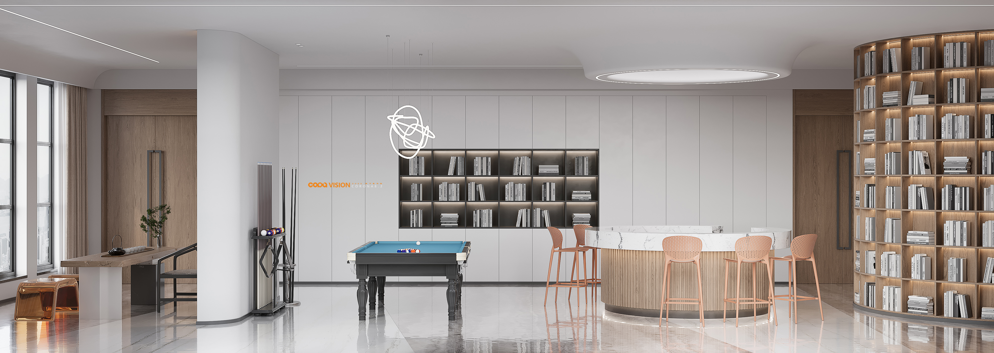 2022 年中下旬工装效果图表现作品丨靠背视觉-32