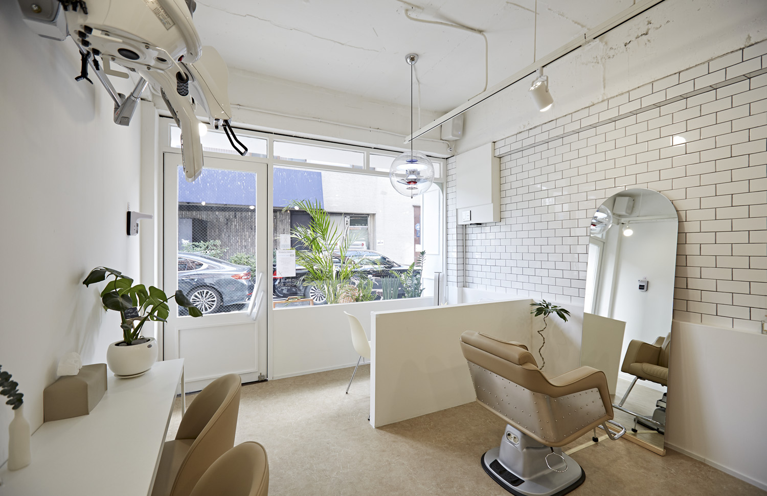 简约白调 12 坪美容室设计-6