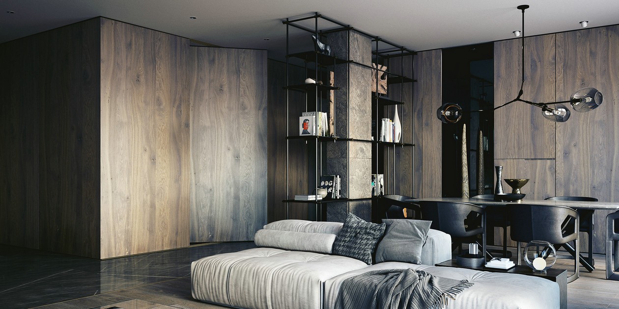 打造沉稳理性的住宅空间-0