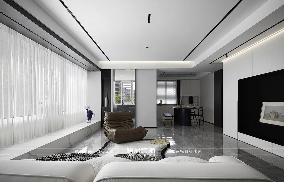 黑白极简现代优雅家居设计丨中国杭州丨铭品装饰-20