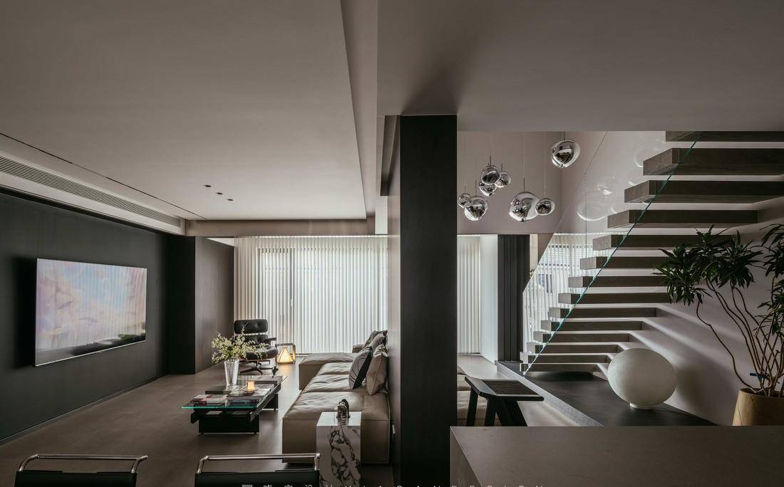 350㎡极简现代住宅-18