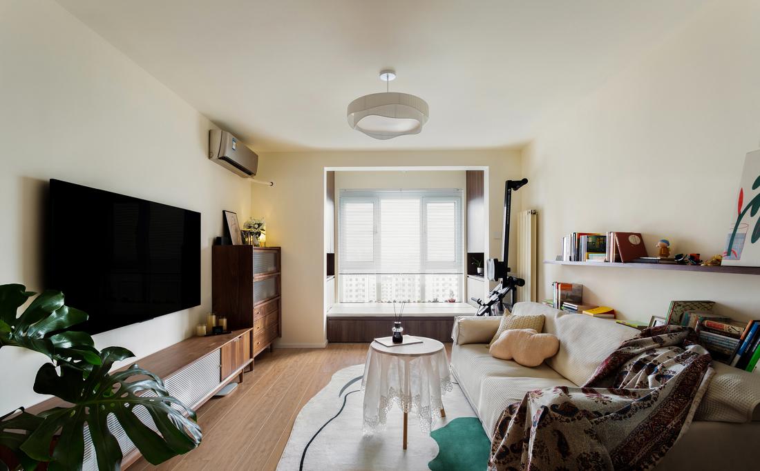 50 平米简约复古婚房设计-41