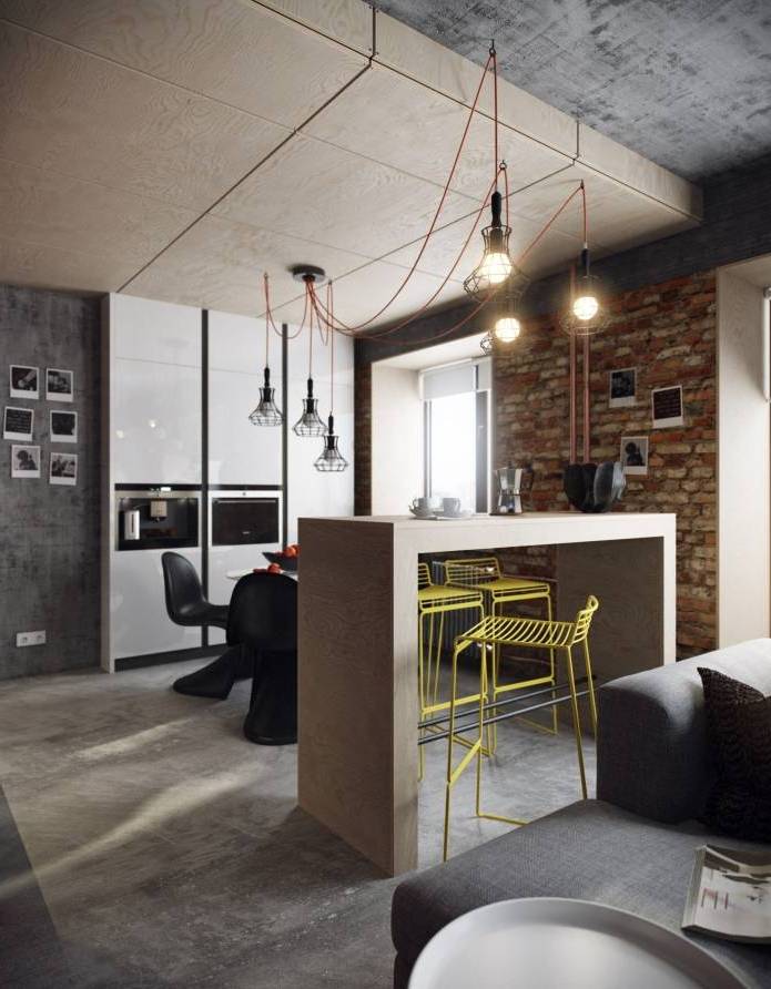 现代两层110平 loft 室内设计丨俄罗斯莫斯科丨PROforma-19