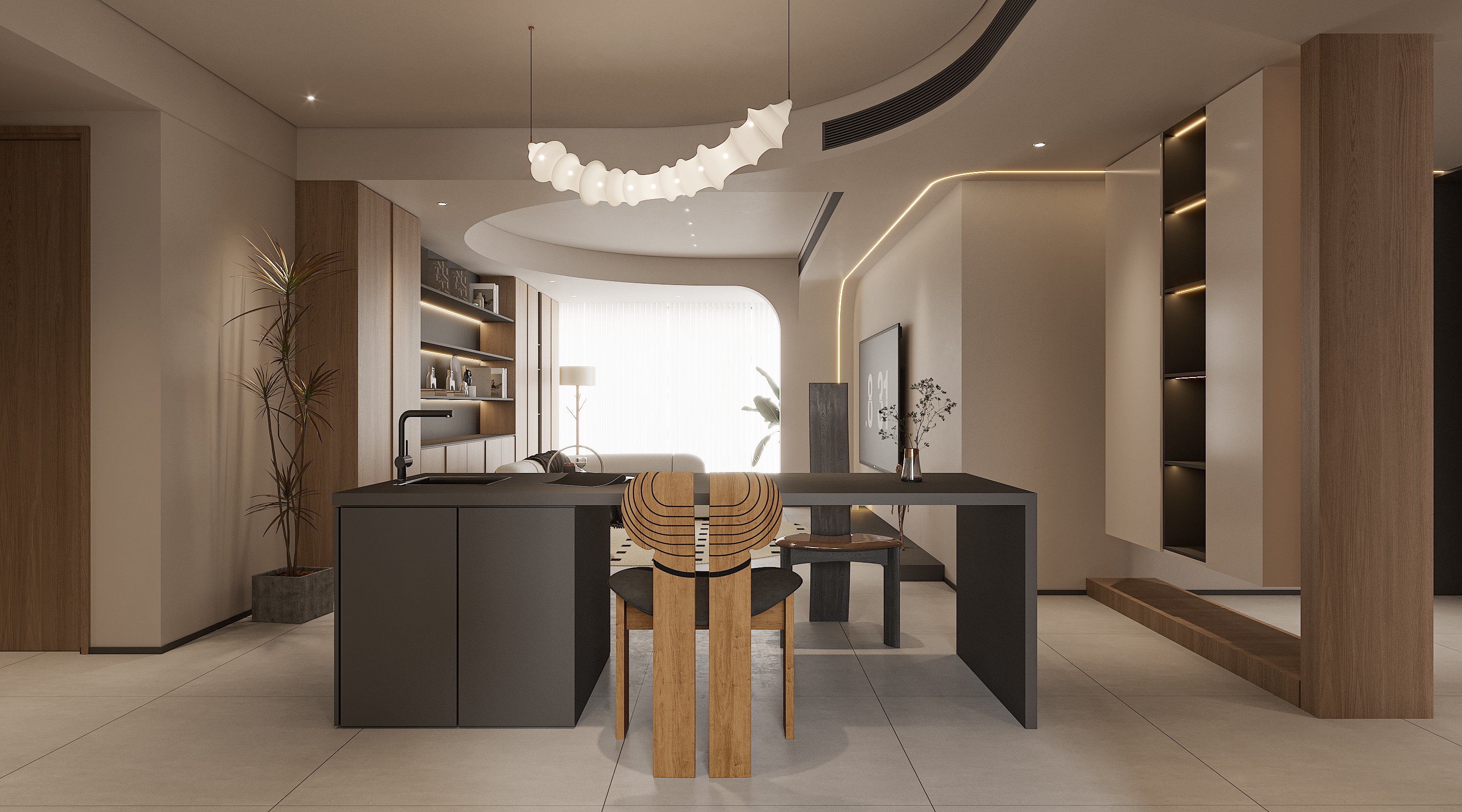 温度住宅 I 极简 I 郑州 龙凤苑-6