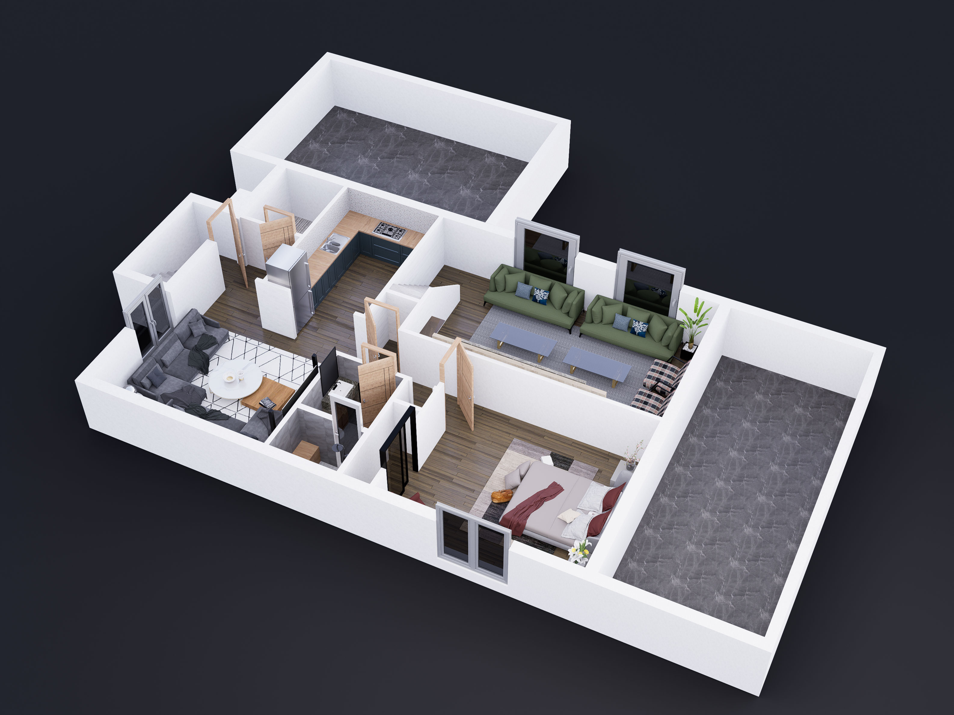 House 3D floor plan-4