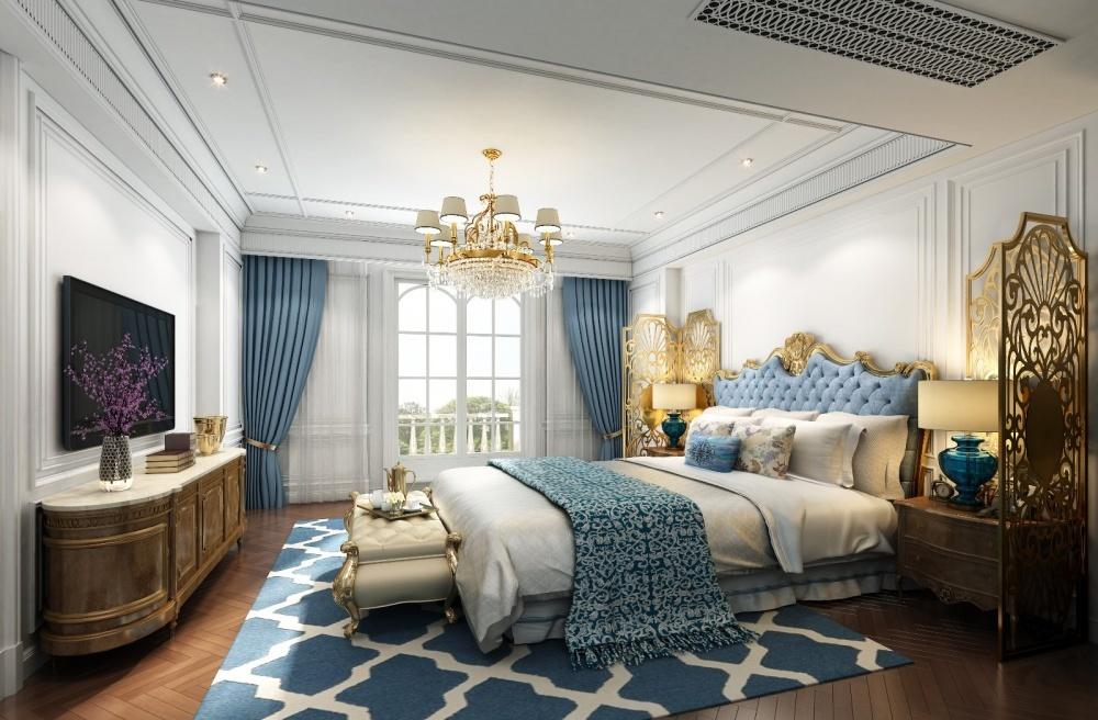 法式奢华样板房设计-10