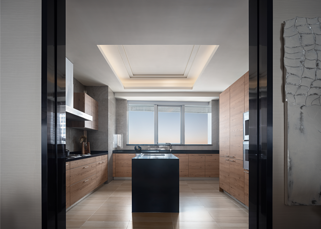 深圳中心·天元 383㎡ 平层公寓样板房丨中国深圳丨KPF,Aedas-48