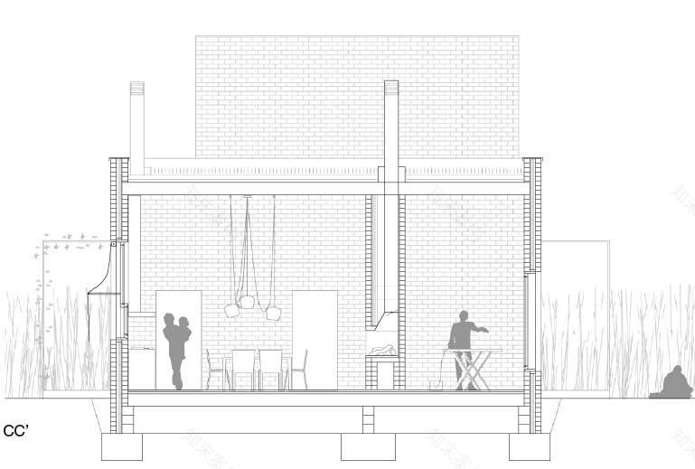 三盒共生,与花园紧密相连的家-13