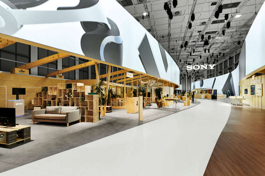 索尼国际电子消费品展览会展位-10