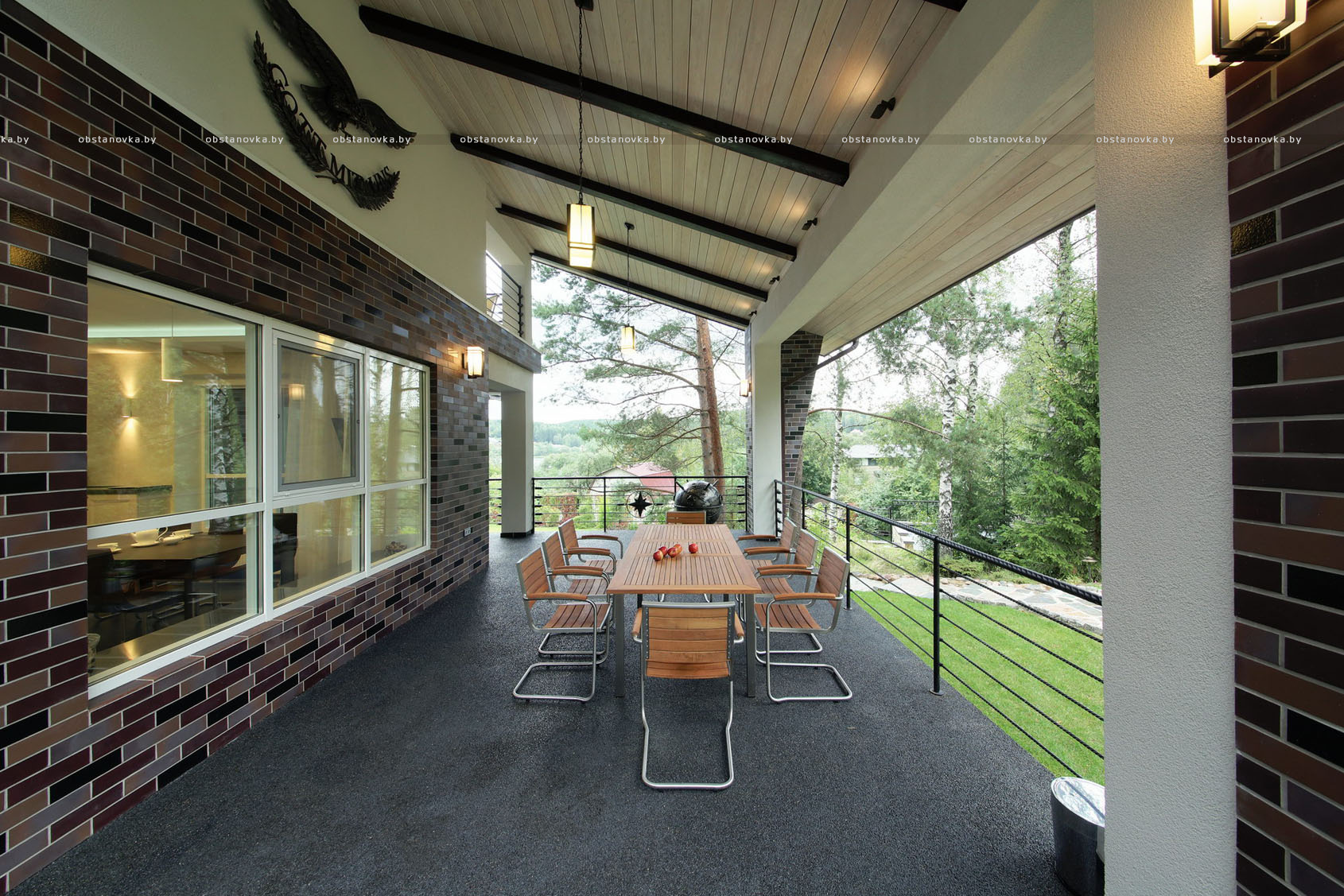 Дом у озера（湖边的房子）丨GOarchitect,Павел Горбацевич-8